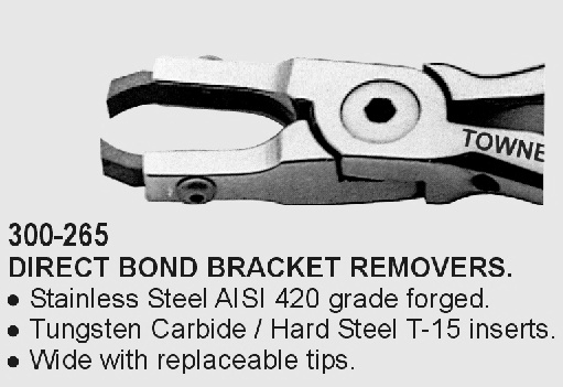 Direct Bond Bracket Removers